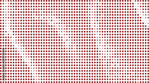Red halftone circle pattern over transparent backdrop suitable for energetic vector graphic themes