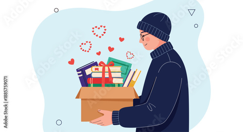 Focused young boy wearing glasses and wristbands holding a tennis racket and getting ready to hit a bright green ball.
