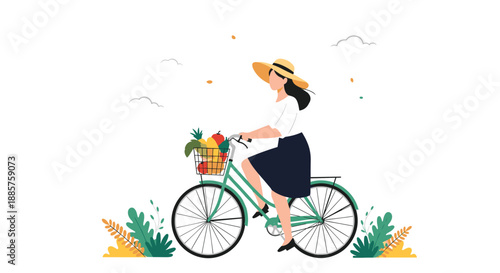 Happy young girl sitting on the floor and neatly putting away her various toys including dolls and dinosaurs into cardboard boxes.