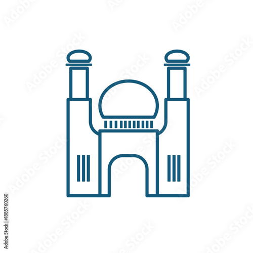 what are the symbols of ramadan kareem icon ilustration book muslim art