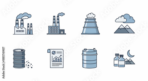 Industrial Icons and Symbols