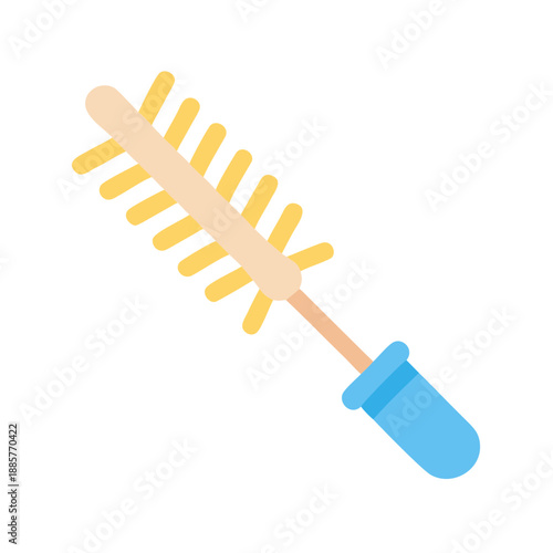 Mascara wand icon illustration for beauty and cosmetic themed design projects