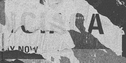  Halftone Collage Paper Texture Background