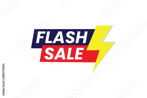 Flash sales promotion poster vector with bold, dynamic design, perfect for limited-time offers, retail discounts, e-commerce, social media campaigns, editable and scalable vector illustration.