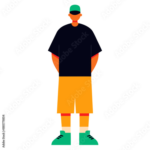 Casual young man in sportswear