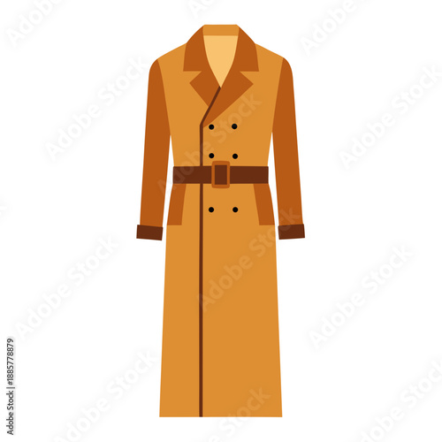 Classic brown trench coat