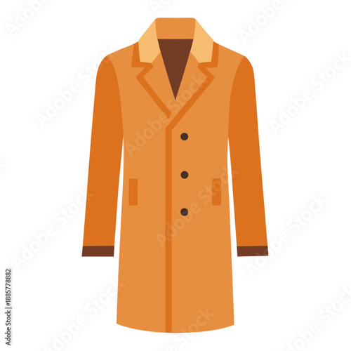 Classic brown trench coat