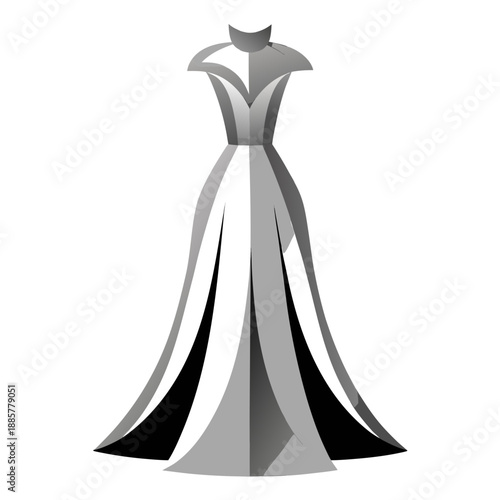 Elegant wedding gown
