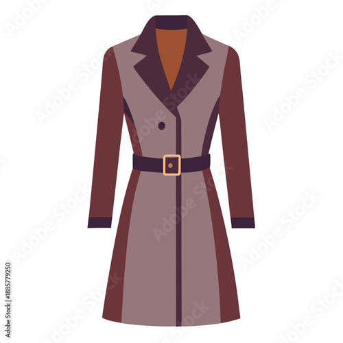 Classic trench coat with belt