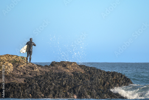 surfer on the beach