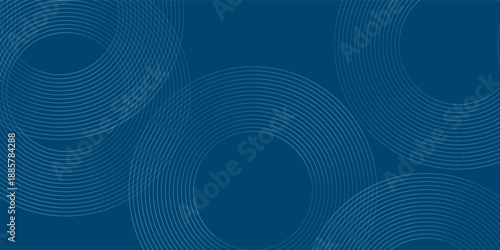 Abstract Digital Circles of Particles with Noise. Futuristic Circular Sound Wave. Big Data Visualization. 3D Virtual Space VR Cyberspace. Crypto Currency Concept. Vector Illustration.