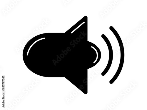Loudspeaker icon vector collection. Set of loudspeaker icon vector designs. Stock vector