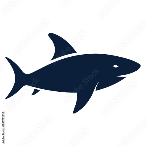 Silhouette of a shark