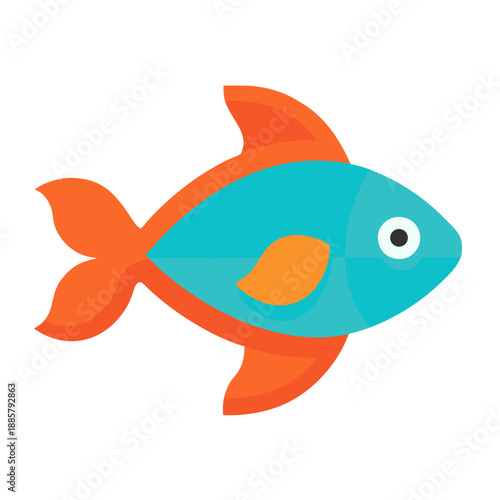 Colorful fish swimming