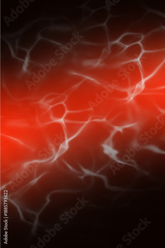 Dynamic abstract red energy texture with electric light effect.