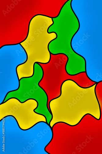 Hand painted abstract brush stroke background with artistic texture.