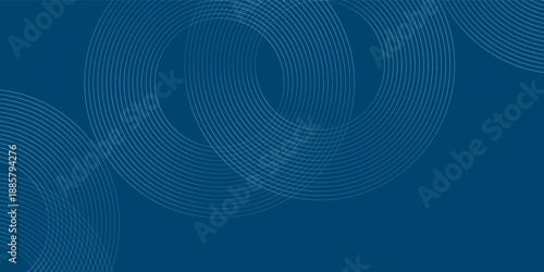 Abstract Digital Circles of Particles with Noise. Futuristic Circular Sound Wave. Big Data Visualization. 3D Virtual Space VR Cyberspace. Crypto Currency Concept. Vector Illustration.