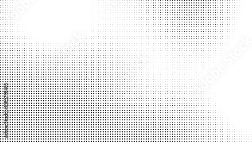 Gradual halftone dot pattern fading to white a simple monochrome design