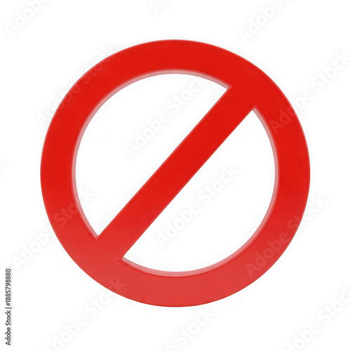 Free Download Universal prohibition sign in bold red - GFXLoad