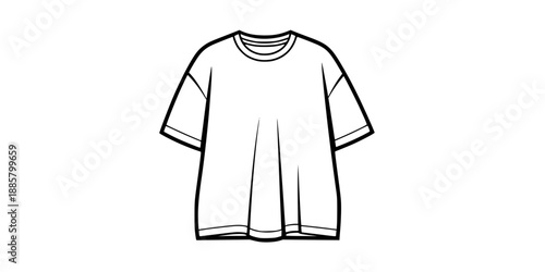 Heavyweight Boxy Tee Oversized T-Shirt Silhouette