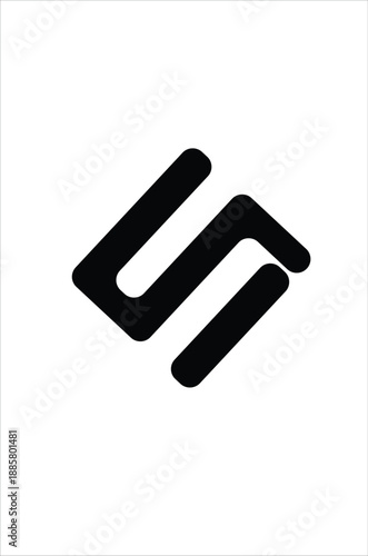 black paper clip icon