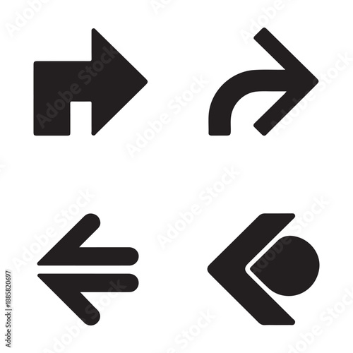 New direction illustration symbolizing progress and transformation