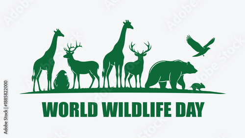 World Wildlife Day Animals Silhouette
