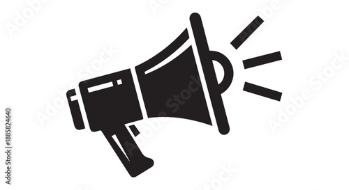 Bold statement being made with loudspeaker announcement