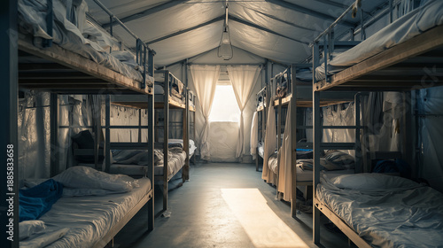 Temporary Refugee Housing Unit Interior