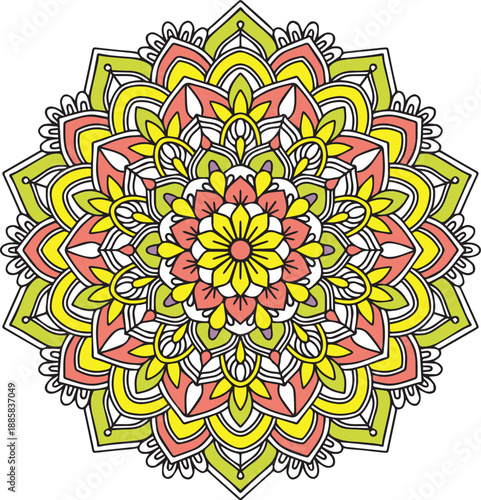 Floral Mandala Design