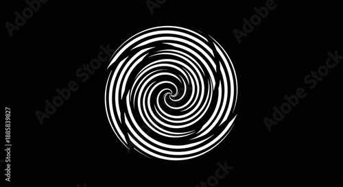Hypnotic Spiral Illusion: A Mesmerizing Optical Vortex.