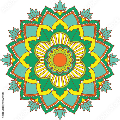 Floral Mandala Design