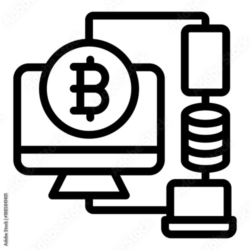 data network icon vector
