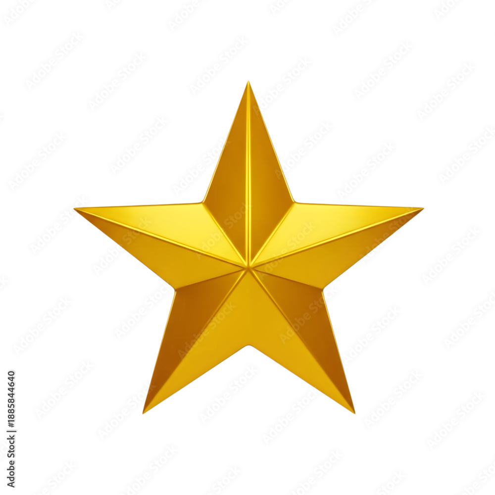 Obraz premium Golden star symbol