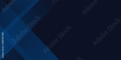 Blue black abstract background geometry shine and layer element vector for presentation design. Suit for business, corporate, institution, party, festive, seminar, and talks
