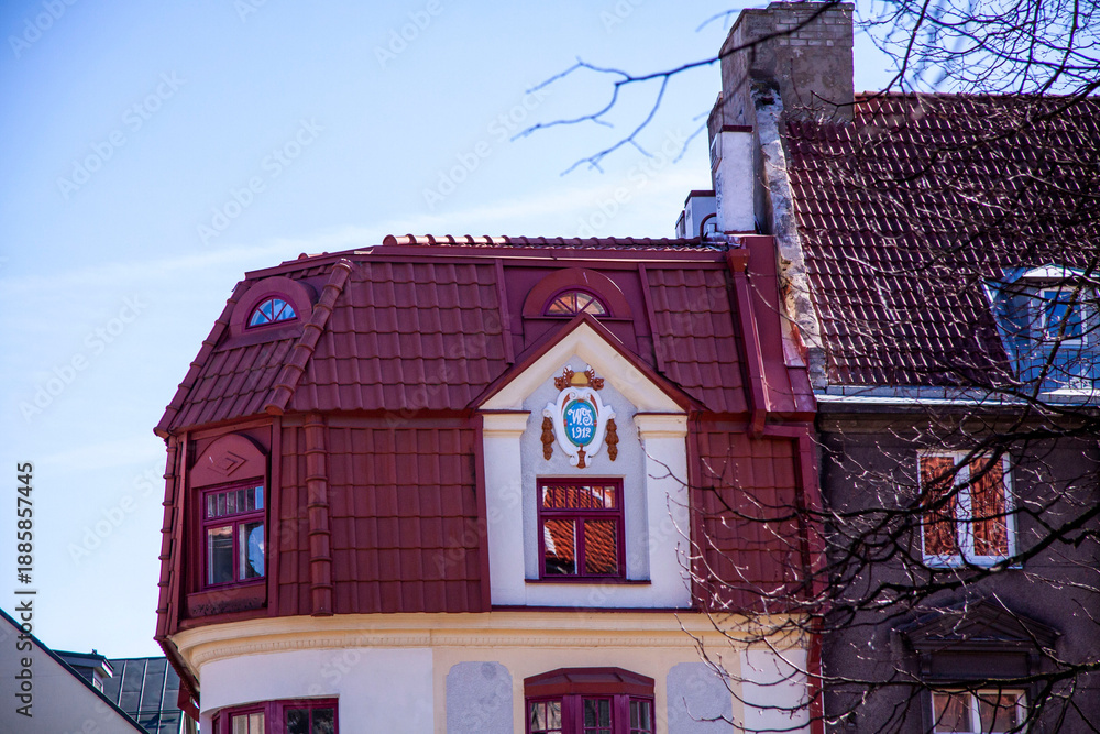 Obraz premium Beautiful building in Tallinn