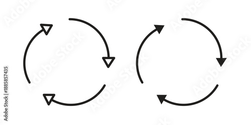 Reuse icon elements. A modern flat and line icons set