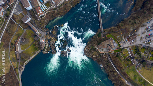 Rheinfall from the Air