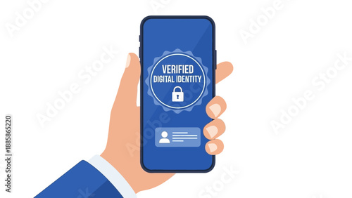 Securely verify your digital identity with a modern smartphone app for enhanced security and access to services