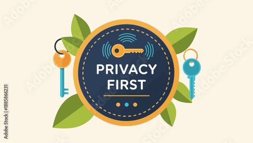 Conceptual illustration highlighting the importance of digital privacy, secure access, and data protection in the modern interconnected world