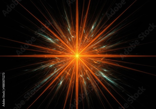 Vibrant Orange Explosion