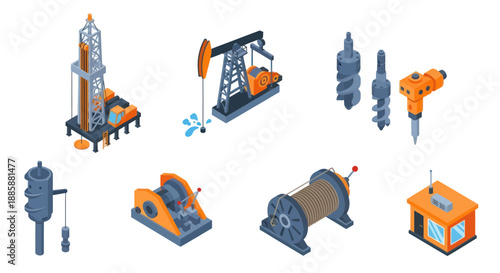 Oil Rig Equipment and Machinery Parts.