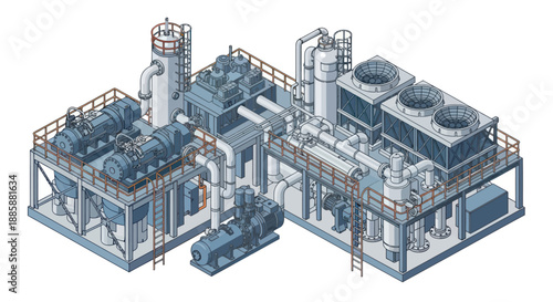 Industrial Equipment and Machinery Complex System.