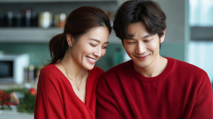 Faceless couple in love spending intimate time together at home valentine's day celebration romantic relationship domestic comfort loving partnership special day
