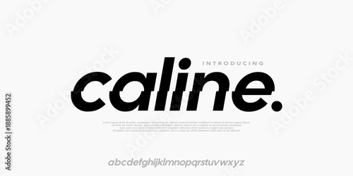 Caline Fonts, lowercase clean sporty display font with dynamic italic shapes, perfect for racing, sports branding, and modern headlines.vector design