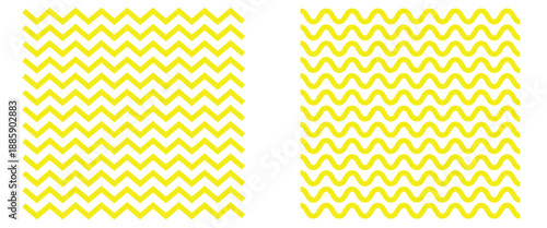 Vector yellow Zigzag  Lines pattern background for roads indicate restricted areas where parking and graphic design.