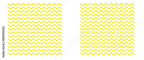 Vector yellow Zigzag  Lines pattern background for roads indicate restricted areas where parking and graphic design.