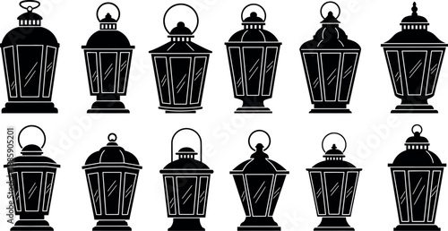 Collection of 12 unique lantern designs