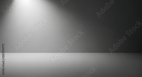 Wallpaper Mural Top light beam on a blank concrete background wall Torontodigital.ca