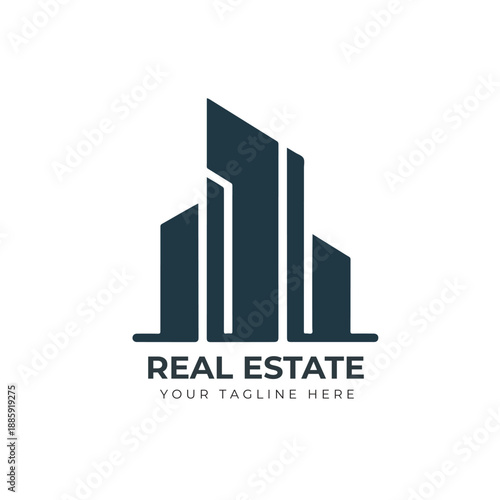 Modern Real Estate Building Logo
